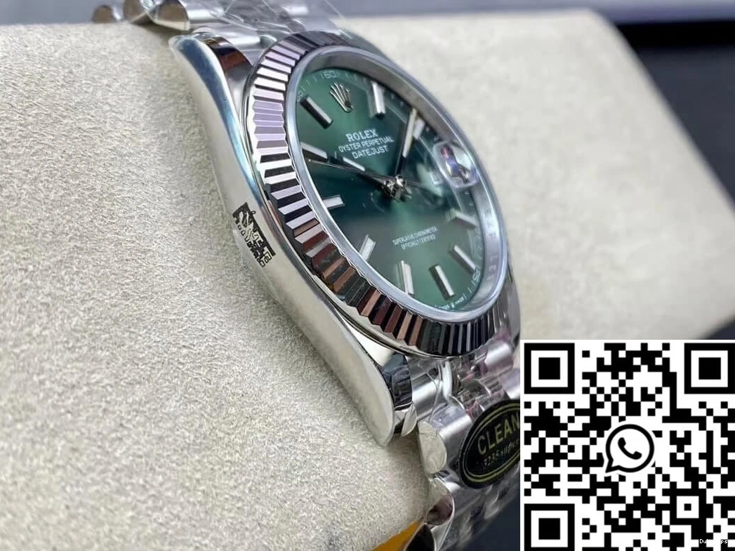 M126334-0027 Clean Datejust Dial Rolex Factory Mint Green 0511